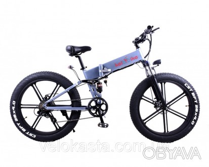 Электровелосипед фэтбайк 26" E-1913WS-26 500W, 48V
Электровелосипед Kelbbike E-1. . фото 1