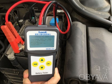Анализатор автомобильных стартерных аккумуляторных батарей MICRO-200 для:
— тест. . фото 1
