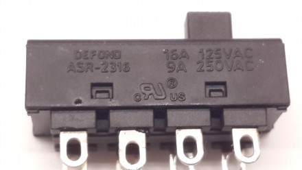 Кнопка переключатель режимов для фена ASR-2316 имеет три фиксированные положения. . фото 2