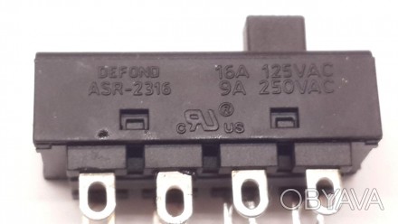Кнопка переключатель режимов для фена ASR-2316 имеет три фиксированные положения. . фото 1