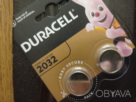 Батарейка для пульта ключа в машину Duracell cr-2032
 
Срок годности до 2030 год. . фото 1