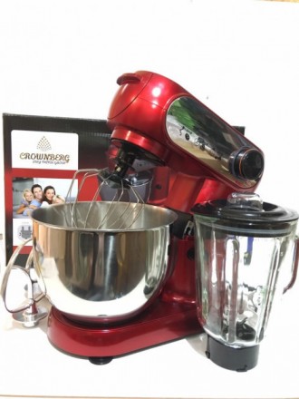 Кухонный комбайн Crownberg CB-3404 3-в-1 2200W Red. Івано-Франківськ. фото 1 Кухонный комбайн Crownberg CB-3404 3-в-1 2200W Red. Івано-Франківськ. фото 1