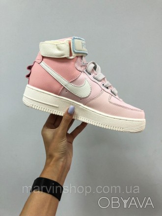 Кроссовки женские розовые Nike Air Force 1 Hight 
Женские кроссовки Найк Аир Фор. . фото 1