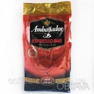 Кофе в зернах Ambassador Espresso — крепкий вкус с приятной горчинко итальянског. . фото 1