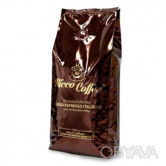 Кофе в зернах Ricco Gold Espresso 30% АРАБИКА 70% РОБУСТА – особенный, ярко-креп. . фото 1