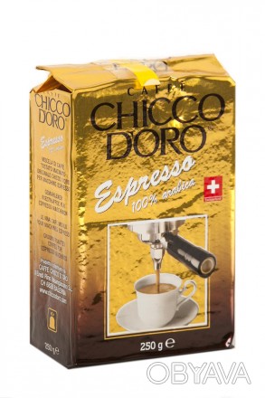 Chicco d'Oro Espresso Чико Доро Еспрессо 250 гр молотый - этот кофе состоит из 1. . фото 1