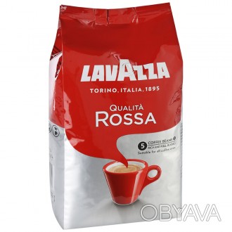 Кофе в зернах Lavazza Qualita Rossa (Лавацца Росса) - знаменитый итальянский бле. . фото 1