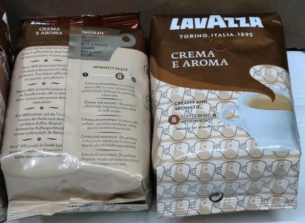 Кофе в зернах Lavazza Espresso Crema e Aroma (Лавацца Крема коричневая). Сбаланс. . фото 5