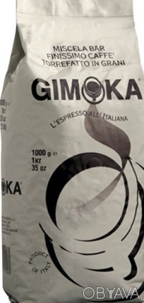 Кофе в зернах Gimoka Густо Рико средняя обжарка, сочетание арабики 10%, робусты . . фото 1