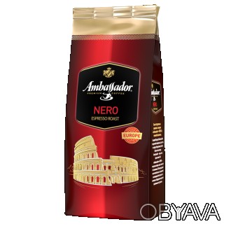 Кофе в зернах Ambassador 
Кофе Ambassador Nero — изысканный крепкий кофе темной . . фото 1