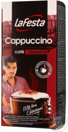Капучіно La Festa Cappuccino cafe Classico 125 g (капучино лафеста класик)
Кавов. . фото 2