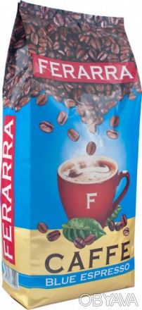 Ferarra Blu Espresso — бленд Бразильской арабики и Индийской робусты для кофе ма. . фото 1