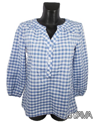 Красивая летняя блуза очень легкая.
Ткань - 95% котон 5% лайкра
Размерная сетка . . фото 1