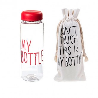 Бутылочка My Bottle с чехлом красный цвет арт. MB-008. Київ. фото 1 Бутылочка My Bottle с чехлом красный цвет арт. MB-008. Київ. фото 1