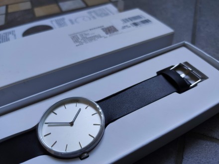 Аналогові кварцові годинники Xiaomi Twenty Seventeen + шкіряний ремінець з класи. . фото 5