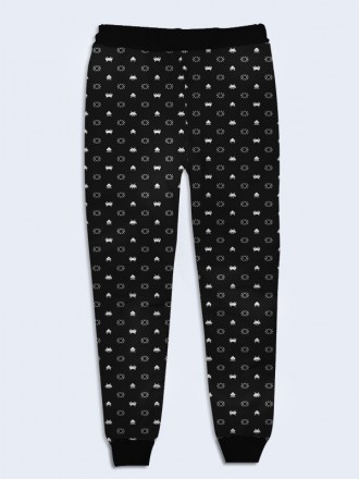 Креативные брюки Pixels с модным рисунком. Яркие спортивные брюки для прогулок и. . фото 3