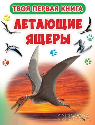 Книга энциклопедия о различных видах летающих ящеров. В ней вы найдёте яркие, кр. . фото 1