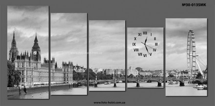 Модульные картины часы, размеры и цены на сайте http://www.foto-holst.com.ua/sel. . фото 4