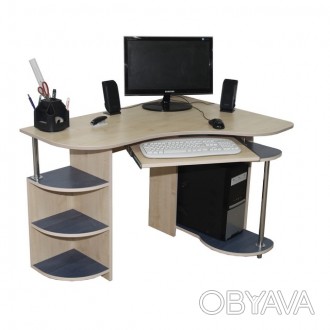 
Компьютерный стол Клио - элегантный угловой стол, который можно расположить в у. . фото 1