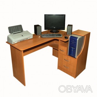 
Компьютерный стол Ника 33 - угловой стол, модифицированный стол-тумба. Стол ста. . фото 1