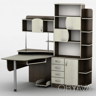 
Правильно организовать рабочее место вам поможет угловой компьютерный стол Тиса. . фото 1