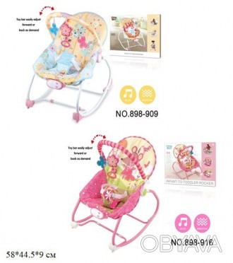 Кресло-качалка для детей от рождения и до 18 кг станет отличным подарком для мол. . фото 1