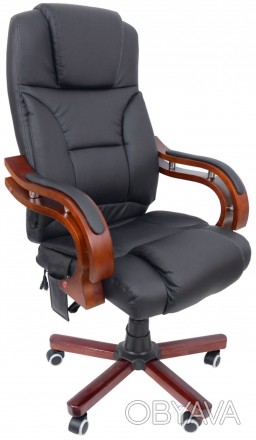 Кресло офисное с массажем Bonro Premier M-8005. Цвет черный.
 
Кресло офисное Bo. . фото 1
