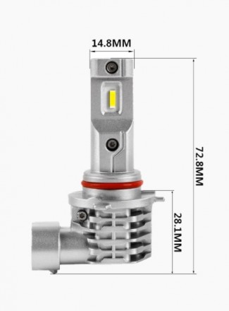 
Кратко о  LED лампы Prime-X MINI 9005 5000K:Мощность - 20WР. . фото 3