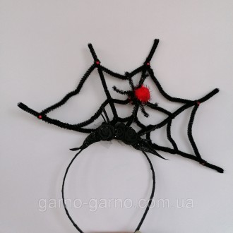 Обруч хеллоуин halloween паук паутина
Ободок чёрный Хелловін прикраса ручная раб. Київ. фото 1 Обруч хеллоуин halloween паук паутина
Ободок чёрный Хелловін прикраса ручная раб. Київ. фото 1