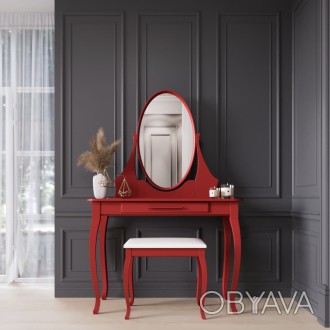 Туалетный столик с зеркалом очень удобен не только для нанесения макияжа, но и х. . фото 1