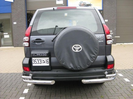 Уголки двойные на Toyota Land Cruiser 120 Prado ( Toyota LC 120 Prado) (60 диаме. Київ. фото 1 Уголки двойные на Toyota Land Cruiser 120 Prado ( Toyota LC 120 Prado) (60 диаме. Київ. фото 1