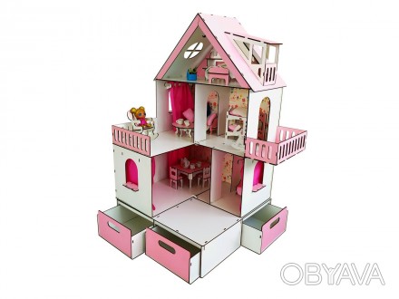Кукольный домик для Lol Солнечная Дача с мебелью и БОКСОМ для игрушек
Солнечная . . фото 1
