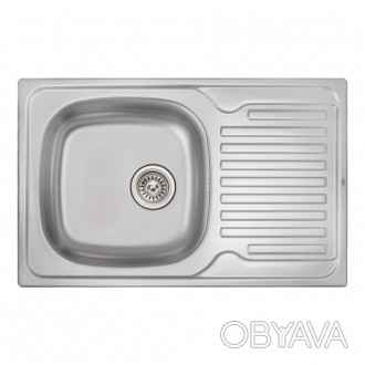 Кухонна мийка Qtap 7850 Micro Decor (QT7850MICDEC08) виготовлена з високоякісної. . фото 1