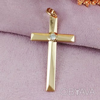 Крестик мужской Xuping Jewelry медицинское золото позолота 18К А/В 6-0093
 
Тип . . фото 1