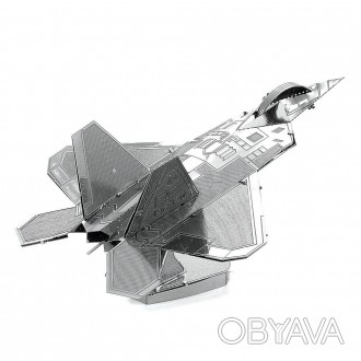 
Масштабная 3D модель истребителя F22 из нержавеющей стали.
Металлический 3D паз. . фото 1