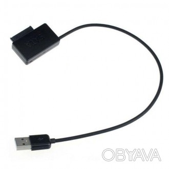 Адаптер USB 2.0 для Sata CD DVD привод ноутбука
Адаптер предназначен для подключ. . фото 1