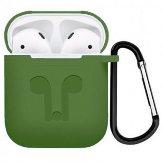 Чехол для Apple AirPods, Green. Калуш. фото 1 Чехол для Apple AirPods, Green. Калуш. фото 1