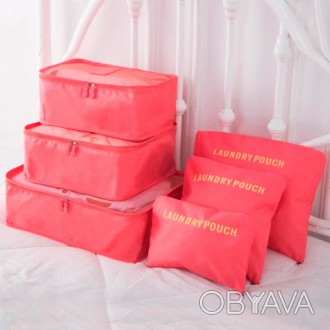 Дорожный набор сумок - органайзеров для путешествий 6 шт.
Дорожные органайзеры и. . фото 1