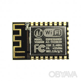 WiFi модуль ESP8266, ESP-12F
Wi-Fi модуль ESP-12F на чипе ESP8266 фирмы Espressi. . фото 1
