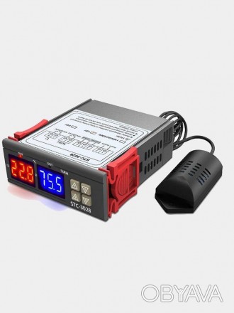 Регулятор температуры и влажности, термогигрометр STC-3028, 220 В
Цифровой контр. . фото 1