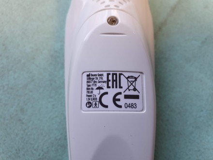 Электронный термометр Beurer medical FT 70, включался для проверки. Голосовые по. . фото 6