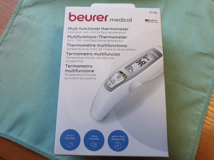 Электронный термометр Beurer medical FT 70, включался для проверки. Голосовые по. . фото 7