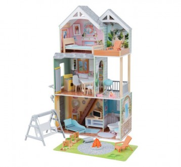 Кукольный домик с мебелью Хэйлли KidKraft Hallie 65980. Киев. фото 1 Кукольный домик с мебелью Хэйлли KidKraft Hallie 65980. Киев. фото 1