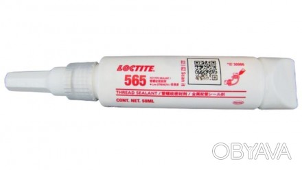 Высокопрочный фиксатор резьбы Loctite 565 50мл. 
 LOCTITE® 565 - белого цвета, о. . фото 1