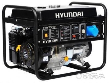 ДВИГАТЕЛЬ HYUNDAI Модель Hyundai HHY 7000F оснащена одноцилиндровым четырехтактн. . фото 1