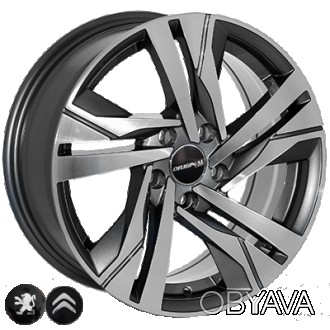 Диски литые R16 PCD5x108 на Ford, Land Rover, Volvo ZW BK5543 GP ET45 DIA65.1 7.. . фото 1