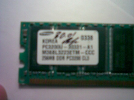 Продам карту памяти 256 Мб производитель Корея DDR PC3200 CL3.. . фото 4