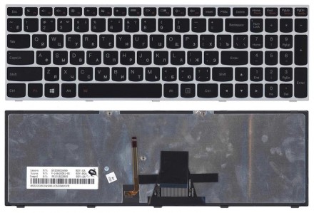 Клавиатура для ноутбука Lenovo IdeaPad (G50-70, G50-30) Black с подсветкой (Ligh. Киев. фото 1 Клавиатура для ноутбука Lenovo IdeaPad (G50-70, G50-30) Black с подсветкой (Ligh. Киев. фото 1