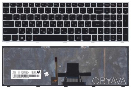 Клавиатура для ноутбука Lenovo IdeaPad (G50-70, G50-30) Black с подсветкой (Ligh. . фото 1