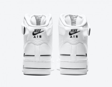 Nike Air Force 1 High Dual Air White Black CJ1385-100 купить белые
Давно всеми и. . фото 5